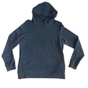 Men's Pistol Lake Minimalist‎ Sweatshirt Pullover Hoodie Medium Blue Soft Cozy
